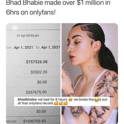 bhad bhabie onlyfan|Bhad Bhabie Says People Who Joined Her OnlyFans When She。